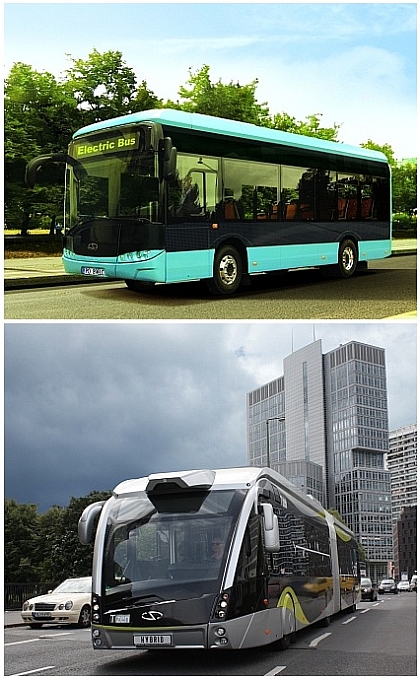 Solaris představí na veletrhu Busworld 'elektrické' premiéry: Elektrobus 