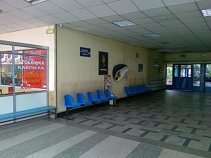 Pohlednice z autobusového nádraží v Bialsko Biale