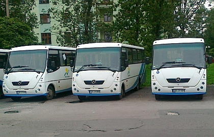 Pohlednice z autobusového nádraží v Bialsko Biale 