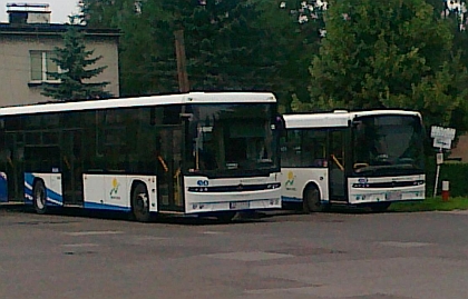 Pohlednice z autobusového nádraží v Bialsko Biale