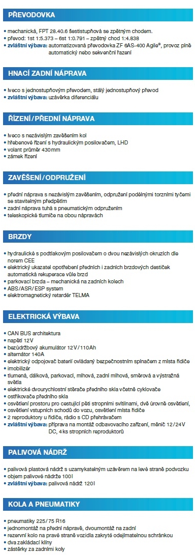 Podrobnosti k malokapacitnímu autobusu STRATOS LE 37, který byl testován