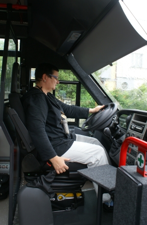 Podrobnosti k malokapacitnímu autobusu STRATOS LE 37, který byl testován