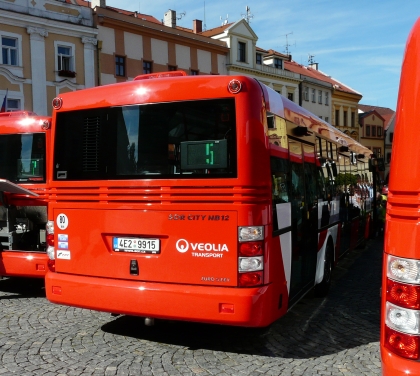 Šest nových  autobusů SOR - razantní obnova vozového parku MHD Chrudim