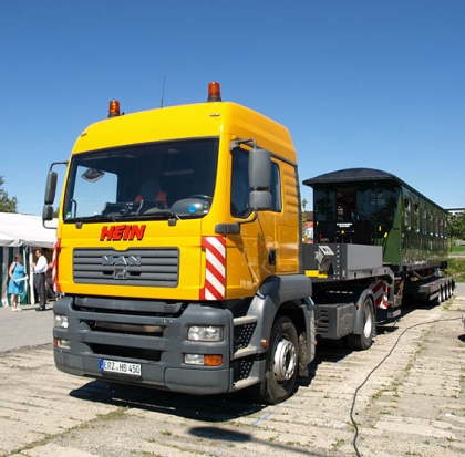 Ze srpnových oslav 20 let dopravce RVE Erzgebirge v Annaberg-Buchholz