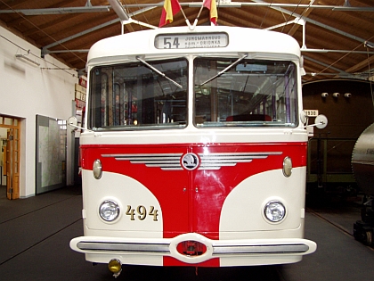 Na 2. Evropský trolejbusový den v sobotu 17.9.2011 do Muzea MHD v Praze