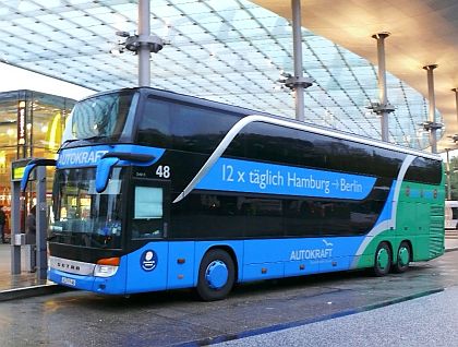 Autobusová konkurence německým kolejím nebo cesta k odlehčení silnic?