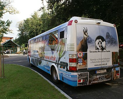 Vyfotografovali jsme Tatranský elektrobus ve Studánce u Rychnova nad Kněžnou