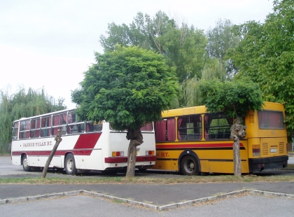 Autobusové nádraží Harkány v Maďarsku