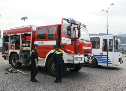 Ze Dne otevřených dveří  Probo Bus a PT Real v Králově Dvoře 17.9.2011