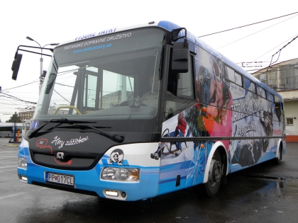 Tatranský elektrobus SOR EBN 10.5 otestují tento týden v Pardubicích