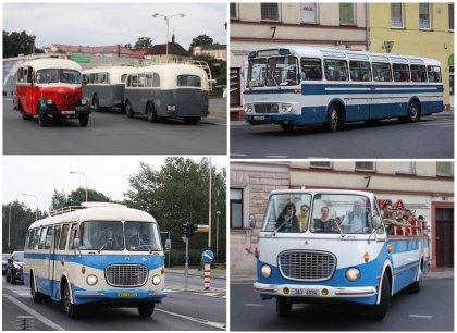 Historické autobusy potěšily v rámci 'Dne s historickými autobusy'