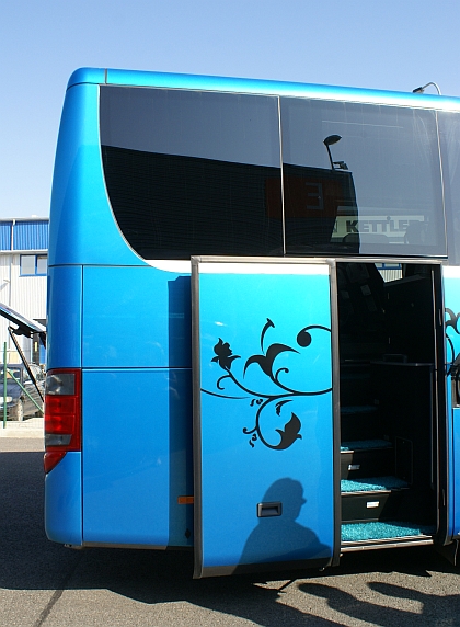 Testovací Setra S 416 GT-HD/2 ComfortClass se zastavila v Praze