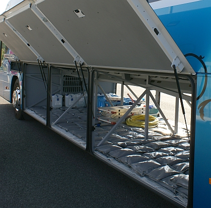 Testovací Setra S 416 GT-HD/2 ComfortClass se zastavila v Praze