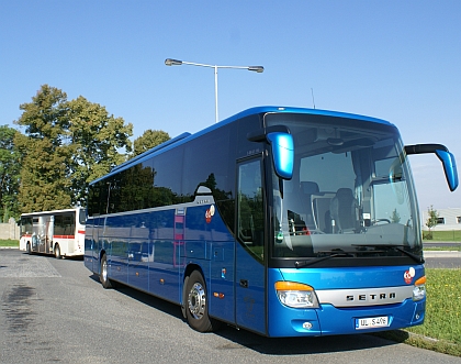 Testovací Setra S 416 GT-HD/2 ComfortClass  se  zastavila v Praze