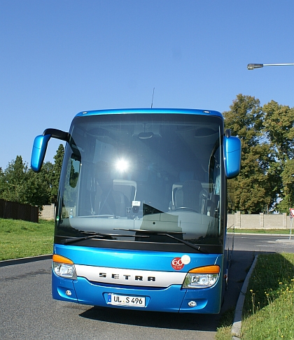 Testovací Setra S 416 GT-HD/2 ComfortClass  se  zastavila v Praze