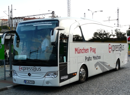 Objektivem spolupracovníka BUSportálu: Expressbus Praha - Mnichov na Florenci