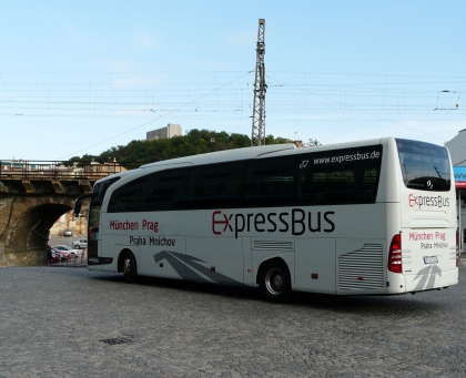 Objektivem spolupracovníka BUSportálu: Expressbus Praha - Mnichov na Florenci