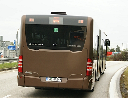 New Citaro - zkušenost řidiče: Cesta po příměstské lince MVV v okolí Mnichova