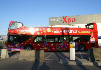 BUSWORLD 2011: Ranní a večerní exteriérové záběry 