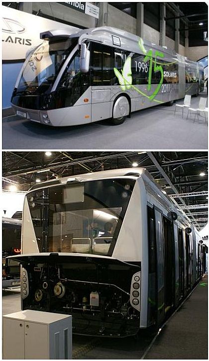 BUSWORLD 2011: Solaris představil vozidlo pro BRT/BHNS, elektrobus 
