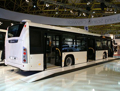 BUSWORLD 2011: Scania rozšiřuje design autobusů 'wrapping T' na městské