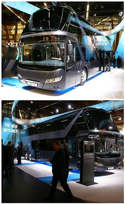 BUSWORLD 2011: Nový doubledecker Neoplan Skyliner a expozice MAN - Neoplan