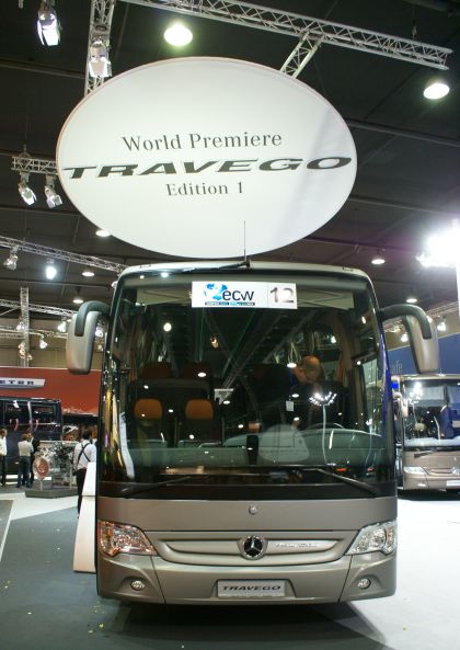 BUSWORLD 2011: Mercedes-Benz - světová premiéra Travego EURO 6, nové Citaro,