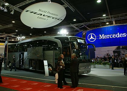 BUSWORLD 2011: Mercedes-Benz - světová premiéra Travego EURO 6, nové Citaro,