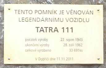 Jako druhý na světě byl slavnostně odhalen POMNÍK TATRY 111 11.11.11 v 11