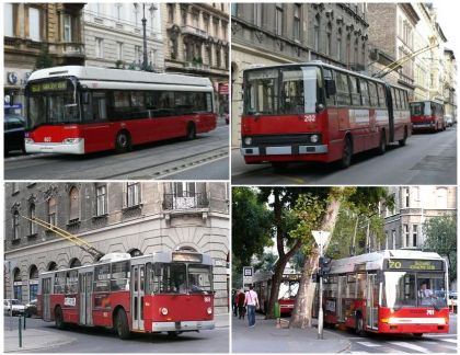 Doprava v Budapešti - trolejbusy a autobusy objektivem Jana Spousty