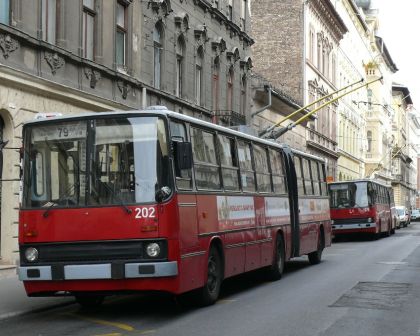 Doprava v Budapešti - trolejbusy a autobusy objektivem Jana Spousty