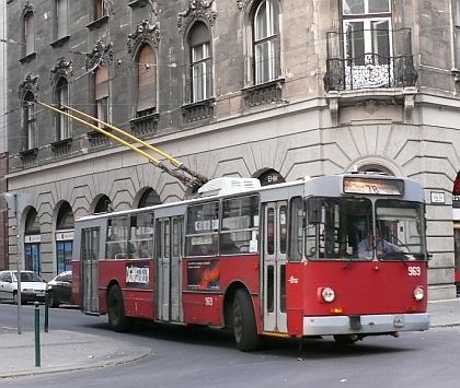 Doprava v Budapešti - trolejbusy a autobusy objektivem Jana Spousty