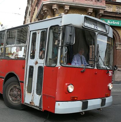 Doprava v Budapešti - trolejbusy a autobusy objektivem Jana Spousty