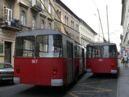 Doprava v Budapešti - trolejbusy a autobusy objektivem Jana Spousty