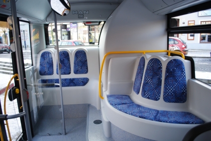 Tři nové městské autobusy MAN  pro cestující společnosti TRADO
