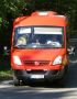 Malokapacitní Stratos na lesní zastávce linky 446 Kytín - Malá Svatá Hora 
