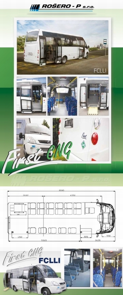 Malokapacitní městské autobusy na stlačený zemní plyn First CNG pro Jihlavu