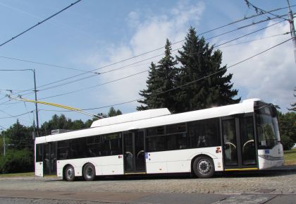 Pardubické trolejbusy 26 Tr a a 28 Tr v ulicích Plzně