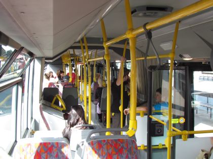 ČSAD autobusy Plzeň testuje  kloubový autobus SOR na CNG na lince 55