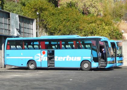 Z autobusového nádraží v Taormině