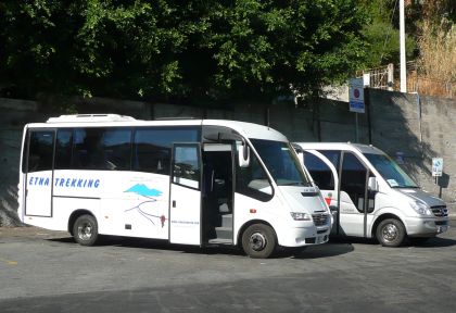 Z autobusového nádraží v Taormině