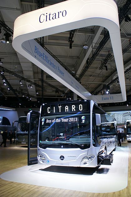 Mercedes-Benz Citaro EURO VI oceněno titulem 'Bus of the Year 2013' 