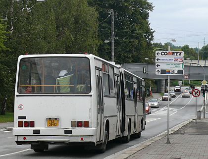 Tábor: Poslední československý Ikarus 280 jezdil o víkendu na linkách MHD