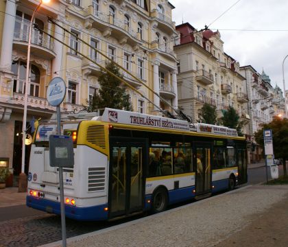 Záběry z provozu historických vozidel v Mariánských Lázních 29.9.2012