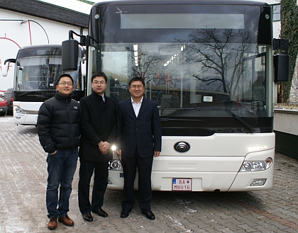 Společnost BUS TRADE představila městský a linkový autobus Yutong v Berouně