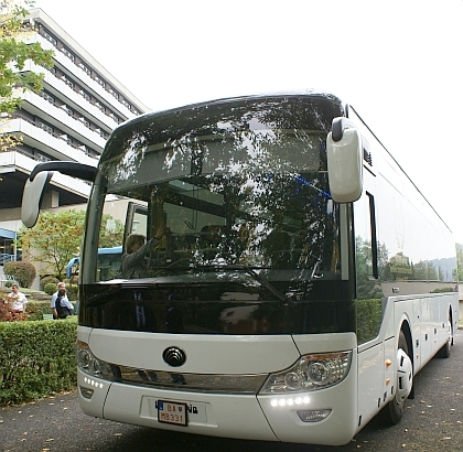 Společnost BUS TRADE představila městský a linkový autobus Yutong v Berouně