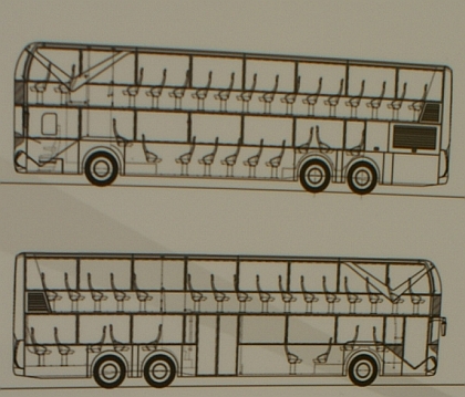 IAA Hannover XI.: Viseon - autokar  C 10 a linkový doubledecker LDD 14