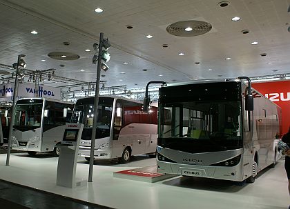 IAA Hannover XIII.a pozvánka na Czechbus:  Malokapacitní autobusy Isuzu 