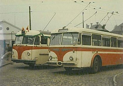 Vzpomínka na pražské trolejbusy. V noci z neděle 15. na pondělí 16. října 1972  