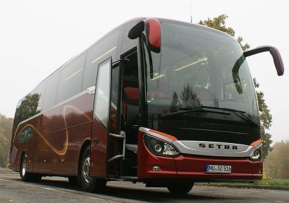 Připravujeme: Z testovacích jízd nové řady  autokarů Setra Comfort Class 500